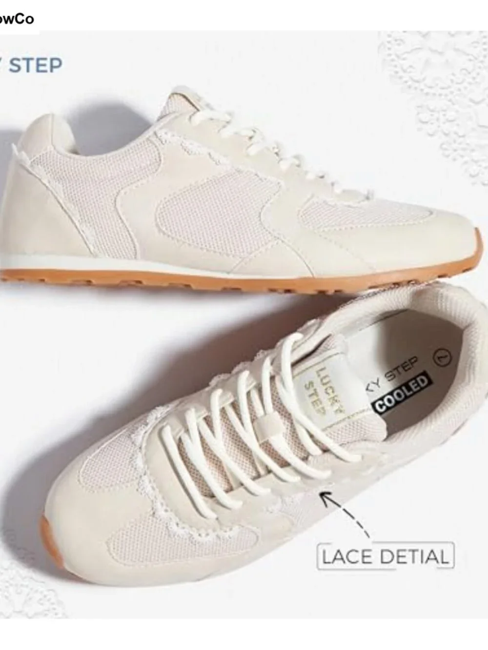 Women's Fashion Sneakers Non Slip Breathable Retro Lace PU Mesh